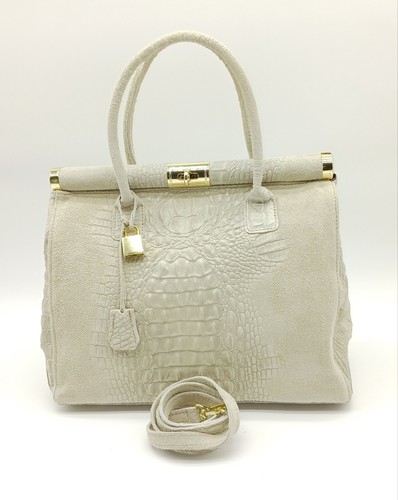 Italian croc embossed - croc, leather