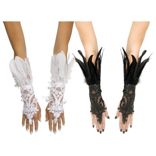 Feather and lace - feather,