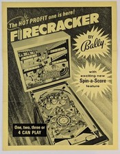Bally Firecracker Pinball
