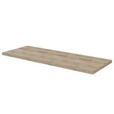 GoodHome Hartland Natural Straight Oak Wooden Worktop 27mm Solid 1205x455mm