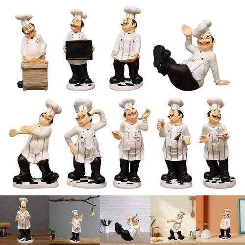Chef figurine ornaments - chef,