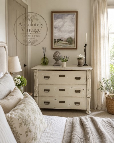 Antique pine chest drawers - chest, of