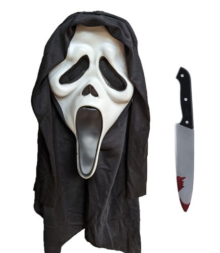 Scream ghost latex face - scream,