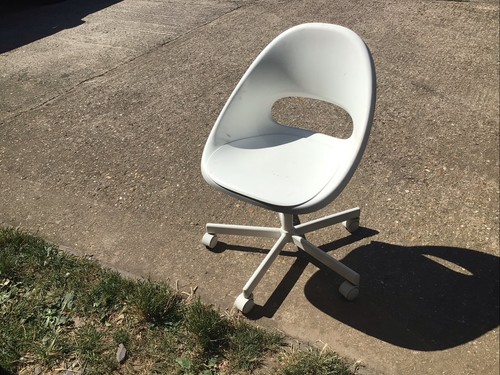 Ikea white pvc bucket swivel - ikea,