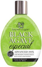 Black Agave Especial 13.5oz 200X Bronzer Tanning Bed Lotion *New*
