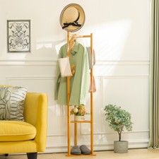 Wooden Triangle Coat Rack