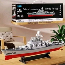 Remote Control Twin Motor Boat RC Navy Destroyer Battle Ship Yacht Model Boat 