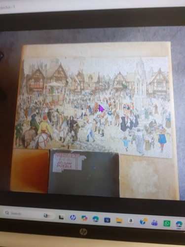 Old gold boxed victory - victory, jigsaw