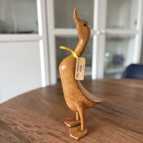 Dcuk wooden duck - wooden, ornament