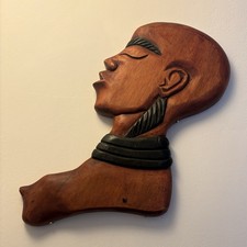 Vintage African Wood Wall