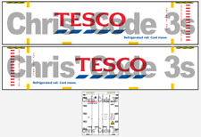 Code 3 Adhesive Vinyl Trailer Decals - Tesco Container - 1/50 1/76 1/148 1/87