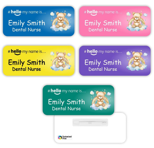 Hello name badge student - name,
