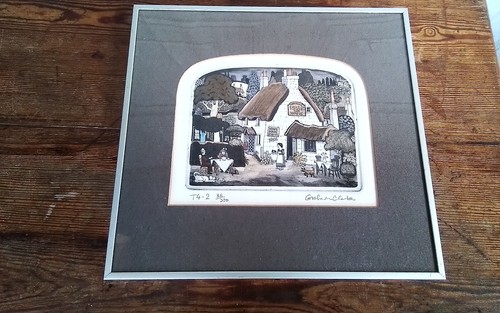 Graham clarke framed signed - graham,