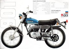 1971 SUZUKI TS90T SALES SPECS