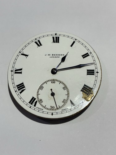 Benson pocket watch movement - benson,