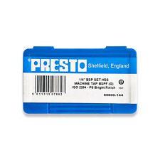 PRESTO HSS BSP TAPS,  DIES & SECOND TAPS 1/8" - 1/2" FROM RDGTools