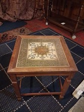 Vintage Tile Topped Teak