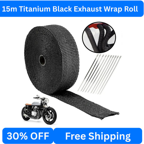 Titanium black exhaust - titanium,