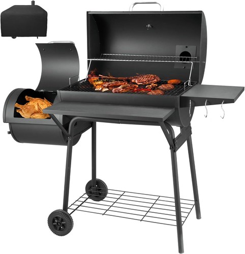 One charcoal bbq grill - one,