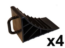 4 x Wheel Chocks Tyre Saver