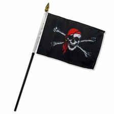 2 Pack Jolly Roger Pirate Red