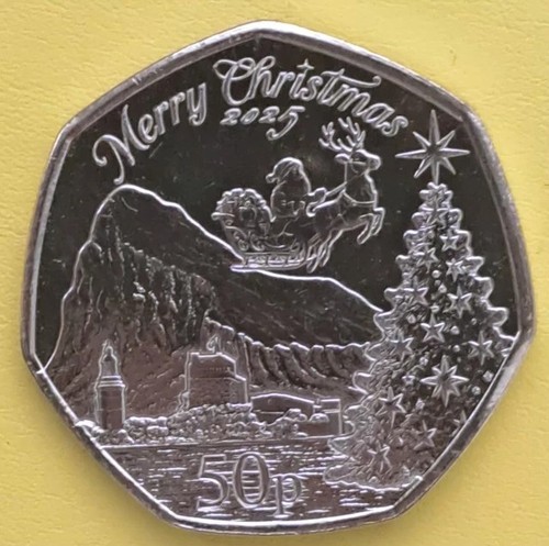 Christmas 50p coins - christmas, u.