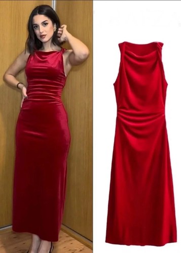 Zara woman nwt - dark, red