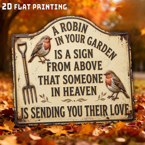 Robin your garden - in,