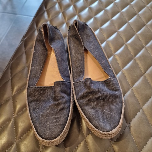 Tod denim slip shoes - denim, on