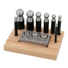 9PC Doming Block and Punch Set