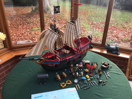 Playmobil large pirate ship - large,
