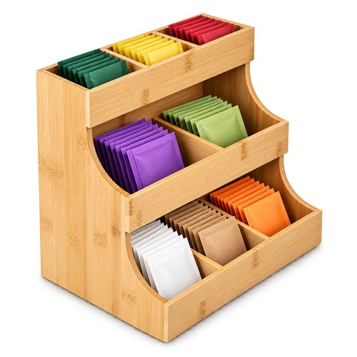 Wooden tea bag storage - tea,