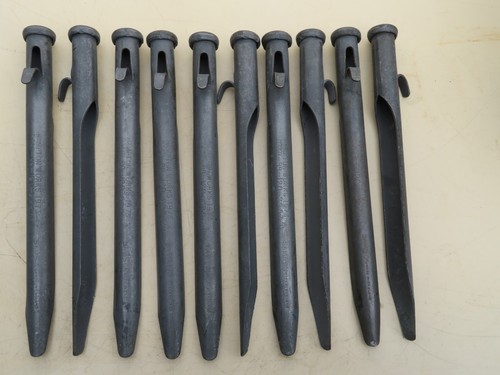 British army tent pegs - ,