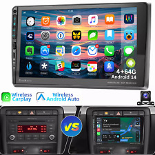 Android 14 For Audi A4 S4 RS4 B6 B7 Car Stereo Radio Apple Carplay GPS Head Unit