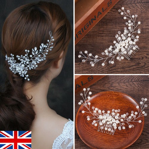 Bride bridal hair comb wedding - hair,