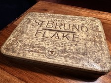 Vintage Ogden’s St Bruno Flake Tobacco Tin 16×12cm – Liverpool