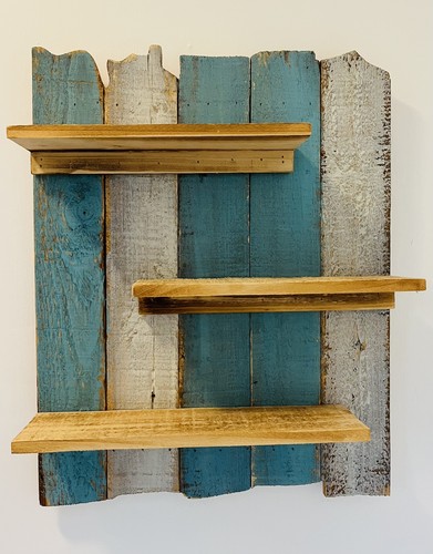 Rustic coastal style wood wall - style,