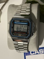 Men's Casio A168 Classic Digital Watch With An Electro-Luminescent Backlight