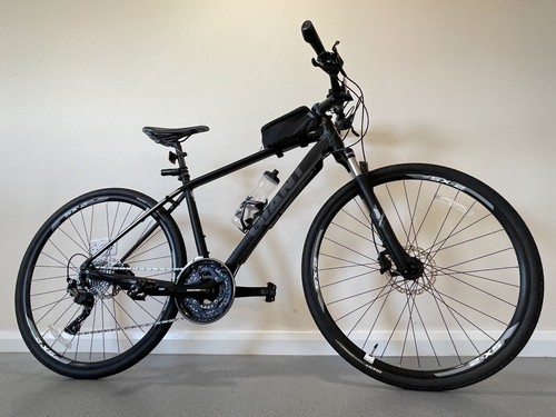Unisex black matt - hybrid, bike