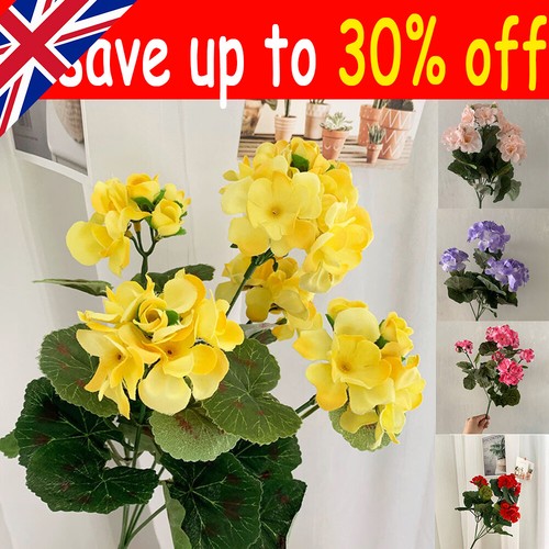 Artificial geranium flowers - geranium,
