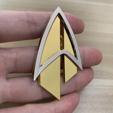 Admiral JL Picard Pin The Next Generation Communicator Badge Brooch Accessories