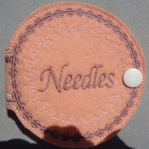 Handmade machine embroidered