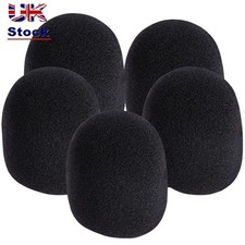 5 Pcs Washable Mic Cap Sponge