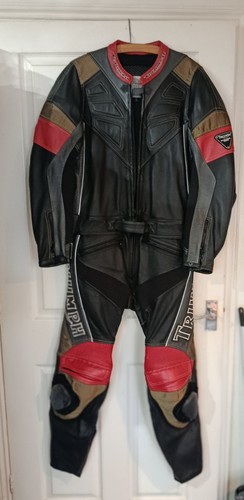 Triumph motorbike leather zip - motorbike,