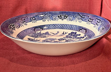 VINTAGE CURCHILL BLUE WILLOW