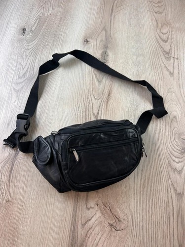 Black vintage bum - bag, summer