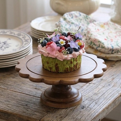 Wood riser cake - cake, stand