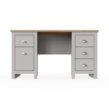 Computer Desk Home Office Laptop Study Writing Table Workstation Furniture Grey