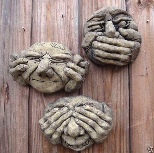 Ugly faces gargoyle - , stone