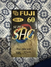 Fuji Super SHG E-60 VHS Blank Video Tape - set of 3